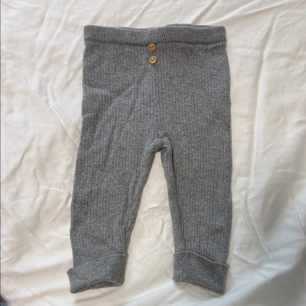 Zara Gray Knit Kids Bottoms
